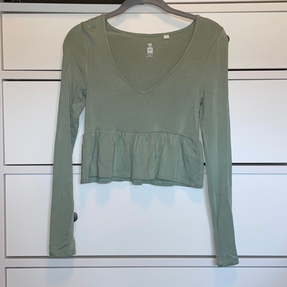 PacSun Tops - PacSun, green long sleeve, size XS